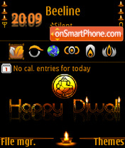 For Diwali tema screenshot