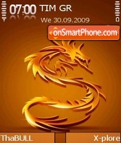 Golden Dragon 01 theme screenshot