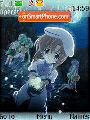 Capture d'écran Higurashi Desu thème