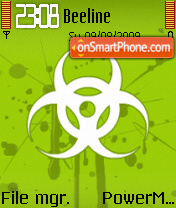 Biohazard 03 theme screenshot
