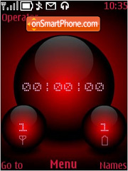 DigiSphere (Red) theme screenshot