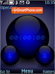 DigiSphere (Blue) theme screenshot