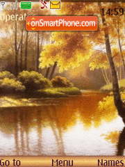 Autumn river 2 tema screenshot