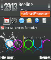 Colour 01 theme screenshot