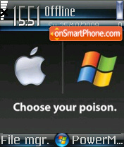 Capture d'écran Apple Windows thème