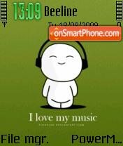 Music 5310 tema screenshot