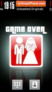 Game Over 01 tema screenshot