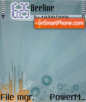 Orange Abstract 01 Theme-Screenshot