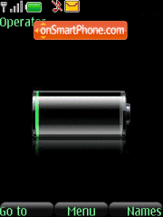 Battery Green tema screenshot