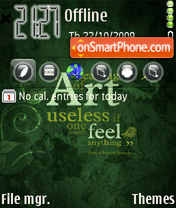 Green Art 02 theme screenshot