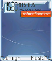 Indigo Tech Full Pack OS8 theme screenshot