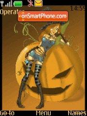 Halloween Girl 01 theme screenshot