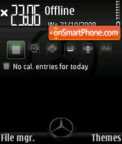 Скриншот темы Mercedes Benz 05