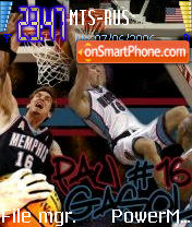 Pau Gasol tema screenshot