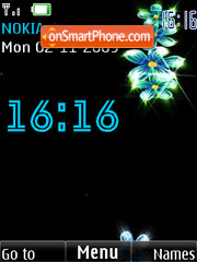 Clock for girls, animation Theme-Screenshot