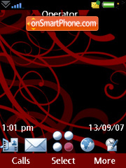 Redlight theme screenshot