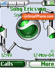 Cyber Sony Animated theme screenshot