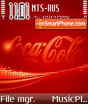 Coca Cola theme screenshot