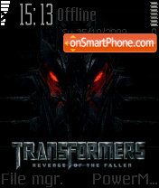 Скриншот темы Transformer 2