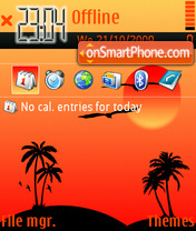 Miami 01 tema screenshot