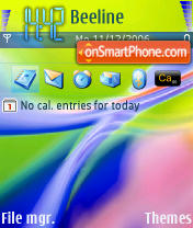 Abstract Color 6 tema screenshot