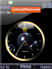 Clock analog animated2 tema screenshot