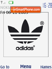 Adidas theme screenshot