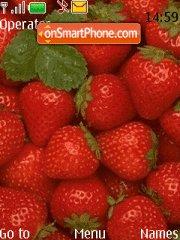 Strawberries 01 theme screenshot