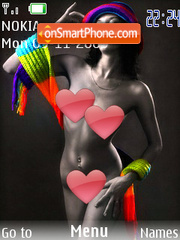 Sexywoman tema screenshot