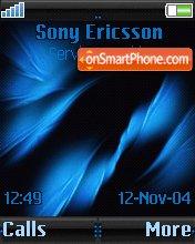 Abstract Blue tema screenshot