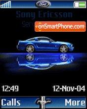 Blue Mustangblok tema screenshot