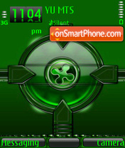 Green Glow tema screenshot