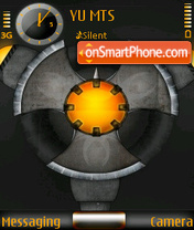 Orange Circle Theme-Screenshot