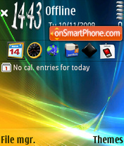 Capture d'écran Vista thème