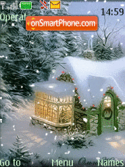 Small house in wood animated tema screenshot