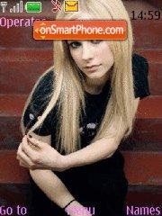 Скриншот темы Avril Lavigne