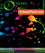 Splatters theme screenshot