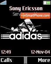 Adidas tema screenshot