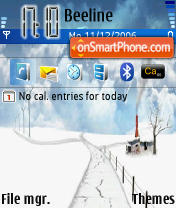 E61 Winter Theme-Screenshot