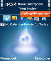 Love Blue Theme-Screenshot