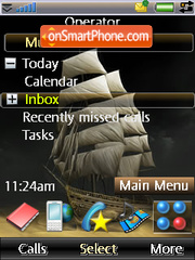 Скриншот темы Digital boat