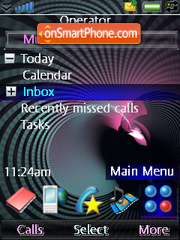 Abstract theme screenshot