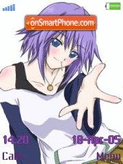 Mizore Shirayuki es el tema de pantalla