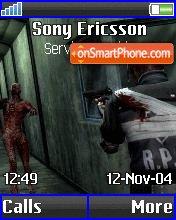 Capture d'écran Resident Evil thème