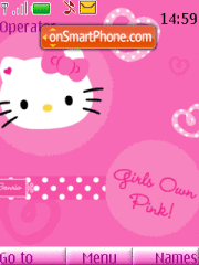 Hello Kitty 32 es el tema de pantalla