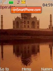 Taj Mahal es el tema de pantalla