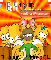 Capture d'écran Simpson 8 thème