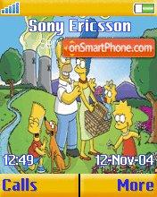 The Simpsons v2 theme screenshot