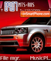 Скриншот темы Range Rover Sport