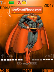 Superman fl.1.1 tema screenshot